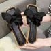 Internet Celebrity Beach Sandals, Summer Trend, One Line Out, Ins Versatile Square Slippers, Women's Clip On Feet_vogvips.com