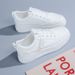 White Shoes For Women In Spring, New Women's Shoes For Summer, Versatile For Students, Flat Bottomed, Spring And Autumn Hot Sports Items_vogvips.com