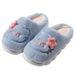 Women's Thick-Soled With Heel 2025 New Cute Girly Student Slippers Winter Plush Warm Cotton Shoes_vogvips.com