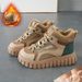35-42 Size 2024 Winter Fleece Lined Thickened Warm Second Cotton Shoes High-top Sports Boots For Women 2286-2_vogvips.com