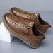 Trendy Men's Casual Shoes Simple Men's Retro Genuine Leather Shoes Elegant Formal Commuter Work Shoes Free Delivery Loafers_vogvips.com