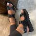 Women's Fashion New Large Size Platform Sandals Round Head Small Wind Sandals_vogvips.com