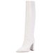 Pointed Toe Fashion Chunky Heel Over-the-Knee Loose Fit Plus Size High Heels Multicolor Runway Women's Boots_vogvips.com