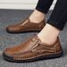 Plus-Size Trendy Driving Men's Shoes Breathable Genuine Leather Versatile Loafers Men's Business British Style Casual Le_vogvips.com