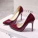 SHLIANG New Solid Color Pumps Women High Female Fashion Patent Leather Sexy Pointed Toe Thin Heel Wedding Shoes Size_vogvips.com