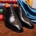 Business Formal Oxford Men's Wedding Top Layer Cowhide Carved British Style Trendy Shoes_vogvips.com