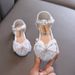 Girl Princess Student Girl Single Shoe Leather Shoes With Bow Small Big Boy_vogvips.com