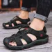 Genuine Summer Men's Outdoor Water Shoes Leather Sandals For Men_vogvips.com