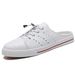 Men's Round Head Leather Men's Casual Lace-up Splicing Lazy Shoes Men's Shoes_vogvips.com
