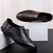 First Layer Men's Casual Single Shoes Overfitting Loafers Low Heel Casual Men's Shoes Casual Leather Shoes_vogvips.com