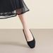Sheepskin Style~French Square Toe Rhinestone High-heeled Mary Jane Women's 2026 New Summer Work Sh, Elegant Single_vogvips.com