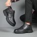 New Martin For Men, British High Top Shoes With Plush Insulation, Thick Sole, Casual Leather Boots, Work Clothes Shoes,_vogvips.com