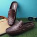 Genuine Leather Bag Top Half For Men, Breathable Outdoor Slippers With One Foot, No Heel, Lazy Sandals, New Summer_vogvips.com