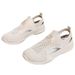 2025 Summer New Style Hollow Breathable Slip-On Lazy White Lightweight Casual Sports Mesh Women's Shoes_vogvips.com