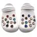 New Decorative Love Color Jewel Crystal Diamond Shoes Flower Shoe Buckle DIY I-button Shoe Accessories Accessories_vogvips.com