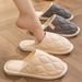 Linen Slippers For Women, All-Season Indoor Non-Slip Soft Sole Silent Sweat-Absorbing Couple's Outdoor Cotton Linen Slippers For Men_vogvips.com