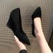 Foreign Trade Large Size Pointed Toe For Women, Spring And Autumn High-End Wedge Simple Ladies Fashion Single Shoes,_vogvips.com