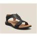 New Foreign Trade Model Cross-border Size 43 Large Flat European And American Women's Shoes With Velcro Strap Peep-toe_vogvips.com