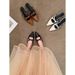 French-style Chunky Heel Elegant Closed-toe Mules Women, Suitable For Outdoor Wear, 2025 New Spring-summer Pointed-toe_vogvips.com