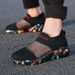 New Summer Casual Large Men's Hollow Breathable Couple Sports Trendy Mesh Women's Shoes_vogvips.com