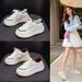 Platform White Shoes Women's Ankola Red Casual Sports Board Shoes Student Women's Shoes_vogvips.com