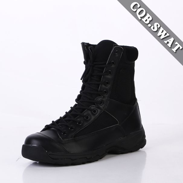 Lightweight Combat Boots Shock-absorbing High-top Outdoor Tactical Boots Combat Boots Breathable_vogvips.com