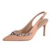 High Heels Women's Stiletto Temperament French Fashion Nude Not Tired Feet Pointed Rhinestones Empty Shoes_vogvips.com