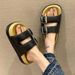 Premium Quality Bag New Thick-soled With A Comfortable Feel, Suitable For Summer Outdoor Wear, Simple And Stylish, One-strap Indoor Home_vogvips.com