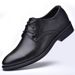 Large Size 48 Pointed Leather Low Cut Casual Black Wedding Groom Suit Shoes, Business Formal Wear_vogvips.com