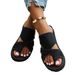 Women’s Shoes Summer New Style Slip On Lightweight And Comfortable Roman Flat Bottom Fish Mouth Beach Sandals_vogvips.com