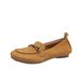 Genuine Leather 2025 Spring Summer New Sole Soft Surface Loafers Slip-On Single Breathable Non-Slip Commuter Women's_vogvips.com