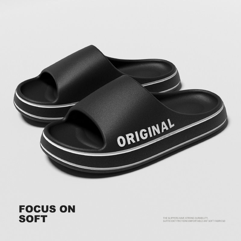 Woman Summer For Man Solid Women Letter Mens Shoe Thick Sole Bathroom Anti Slippers Slip Indoor House_vogvips.com