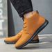 European Warm Series Martin 2025 New Autumn High Top Work British Boots Leather Men's Trendy Mid-top Shoes_vogvips.com