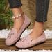 loafers Spring New Trendy Slip-on Casual Tassel Soft-soled Shoes Women's_vogvips.com