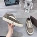 In-Stock Genuine Leather Thick-Soled Low-Top Couple's Black And White Lace-Up Triangle Logo Dark Style High Street_vogvips.com