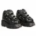 2024 New Punk Style Laces Heel Height 6CM Platform Rock Boots Metal Decoration Womens Sports Shoes T240530_vogvips.com