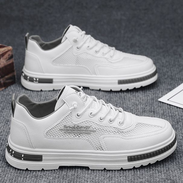 Men's Summer New Breathable Mesh Casual Sports Men's Lightweight One Foot Work And Labor Protection Trendy Shoes_vogvips.com