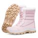 Cotton Shoes, Cold Resistant Boots, Women's Outdoor Boots With Thick Fleece And Warm Snow Boots_vogvips.com