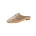 2020 New Fashion Versatile Home Lazy Closed-Toe Half Slippers For Women Summer Outdoor Flat Sandals_vogvips.com