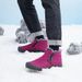 Winter Fashion Men's Outdoor Waterproof Non Slip Warm Five Finger Snow Boots Daily Youth Cotton Shoes_vogvips.com