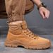European Warm Series 2025 Autumn New Breathable Versatile Fashion Casual Workwear Hiking Outdoor Shoes Martin Men's Boots_vogvips.com