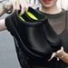 Men's Shoes Autumn Trend All Match Thick Sole Wear Resistant Non Slip Waterproof Outdoor Wear Home Slip On Closed Toe Slippers_vogvips.com