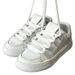 2026 Same Internet Style Celebrity Amiu Thick-Soled Versatile Shoes For Women Summer New White Lace-Up Casual Sneakers_vogvips.com