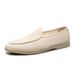 Slip-on loafers Loafers Commuter soft-soled business all-in-one flat moccasins_vogvips.com