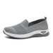 Women's Shoes One Pedal Old Beijing Cloth Shoes Middle-aged And Elderly Mother Shoes Flying Woven Breathable Casual Shoes_vogvips.com