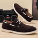 SHLIANG Men's Loafers Retro British Style Slip-On Casual Shoes Soft Bottom Lazy Man's Shoes Breathable Round Toe Non-Leather Plus Size Y0669_vogvips.com