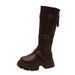 Korean Style Over-the-Knee For Women 2024 Autumn Winter New Height Increasing Slimming Versatile Thick-Soled Petite_vogvips.com
