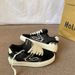 Trendy Black Thick-soled Loafers For Men, 2026 Spring New Korean Version, Niche Versatile Street Style Casual Sneakers_vogvips.com
