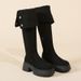 Platform Over-the-Knee For 2025 Autumn Winter New Slimming Suede Women Long Slim Thick Leg High Boots_vogvips.com