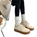 multifunctional Lace-up Casual White Shoes For Women_vogvips.com
